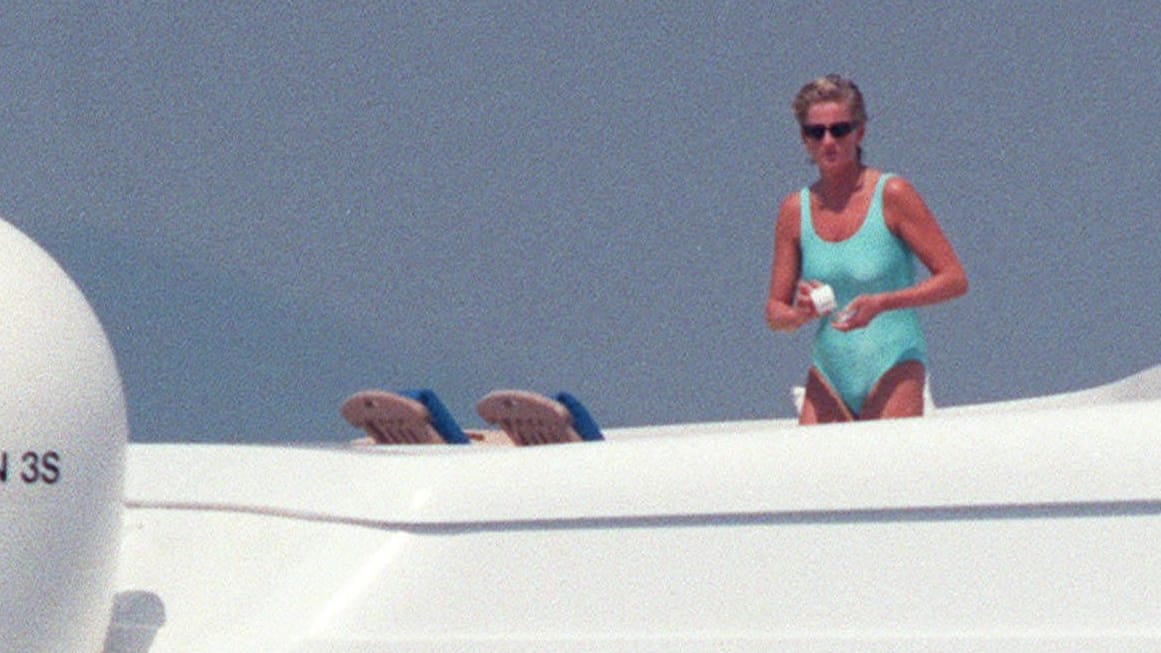 Diana im August 1997 auf der Jonikal: Dem Boot von Dodi al-Fayeds Vater Mohamed al-Fayed.