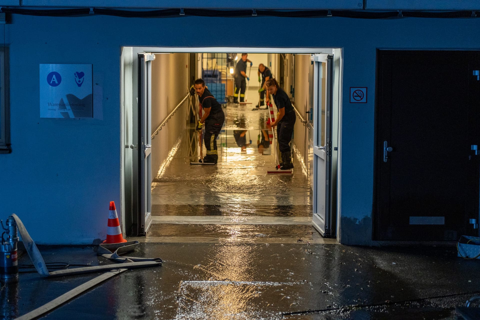 Starkes Unwetter in Darmstadt: Die Feuerwehr musste zu rund 200 Einsätzen ausrücken.