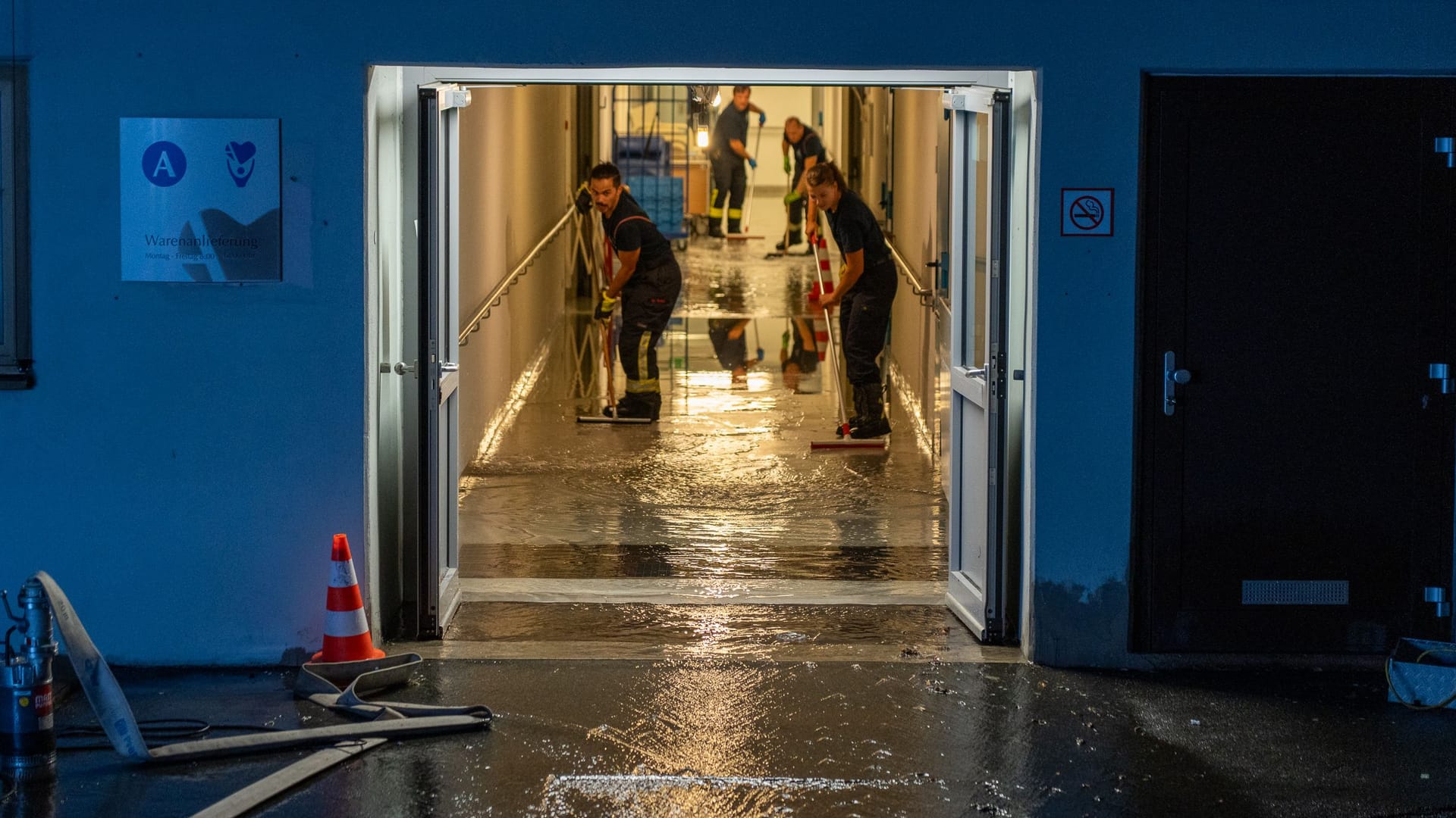 Starkes Unwetter in Darmstadt: Die Feuerwehr musste zu rund 200 Einsätzen ausrücken.