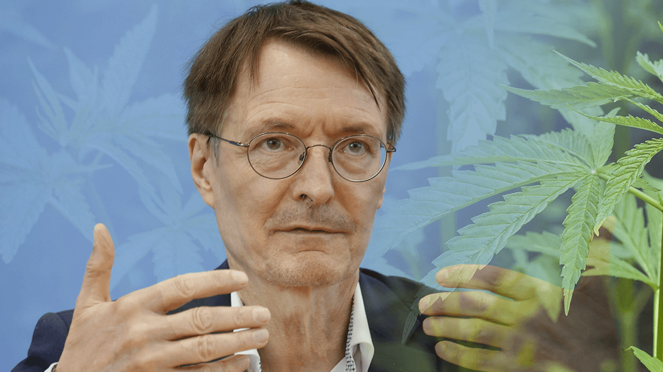 Bundesgesundheitsminister Karl Lauterbach: Er will Kiffen legalisieren.