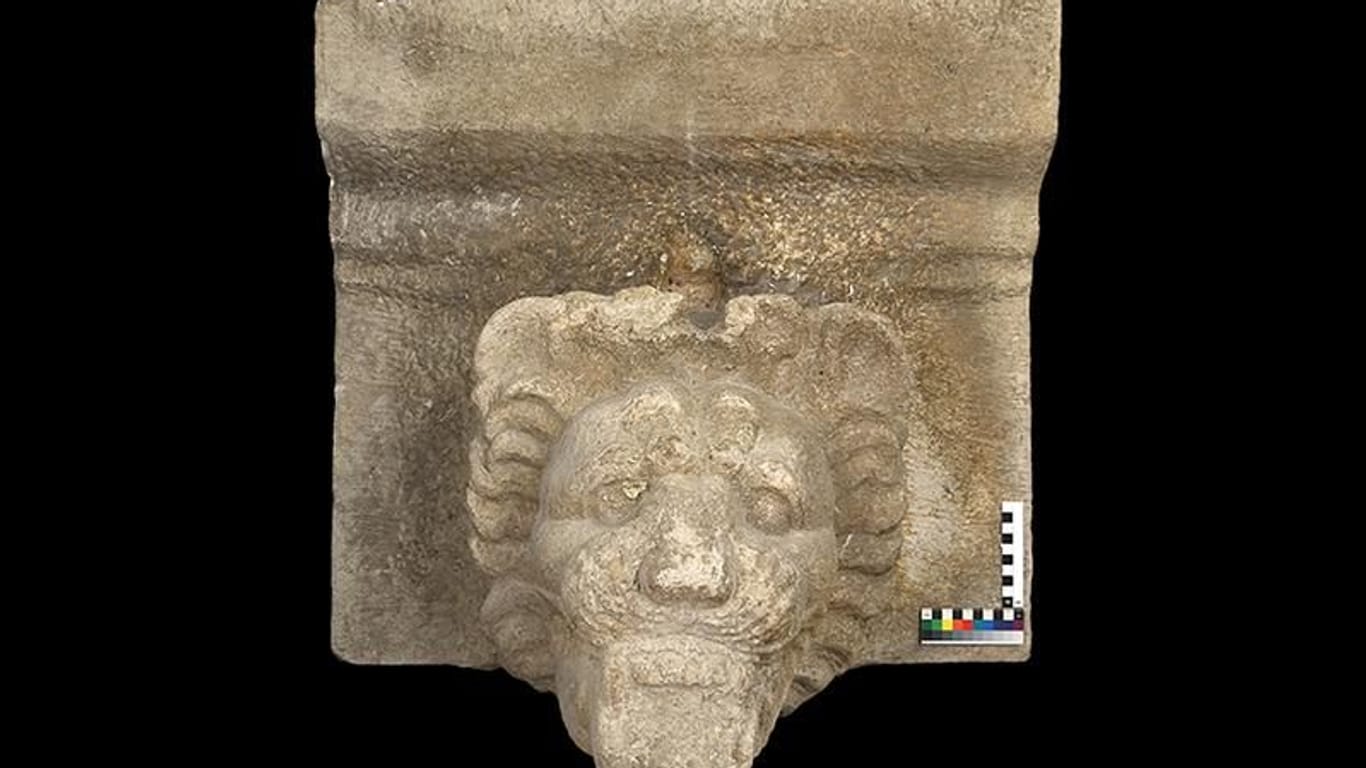 Bedeutender Fund auf Sizilien: ein Löwenkopf aus Marmor.