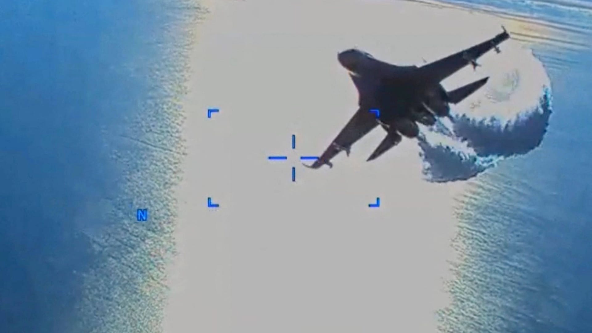 Ein russischer Kampfjet über dem Schwarzen Meer (Archivbild).