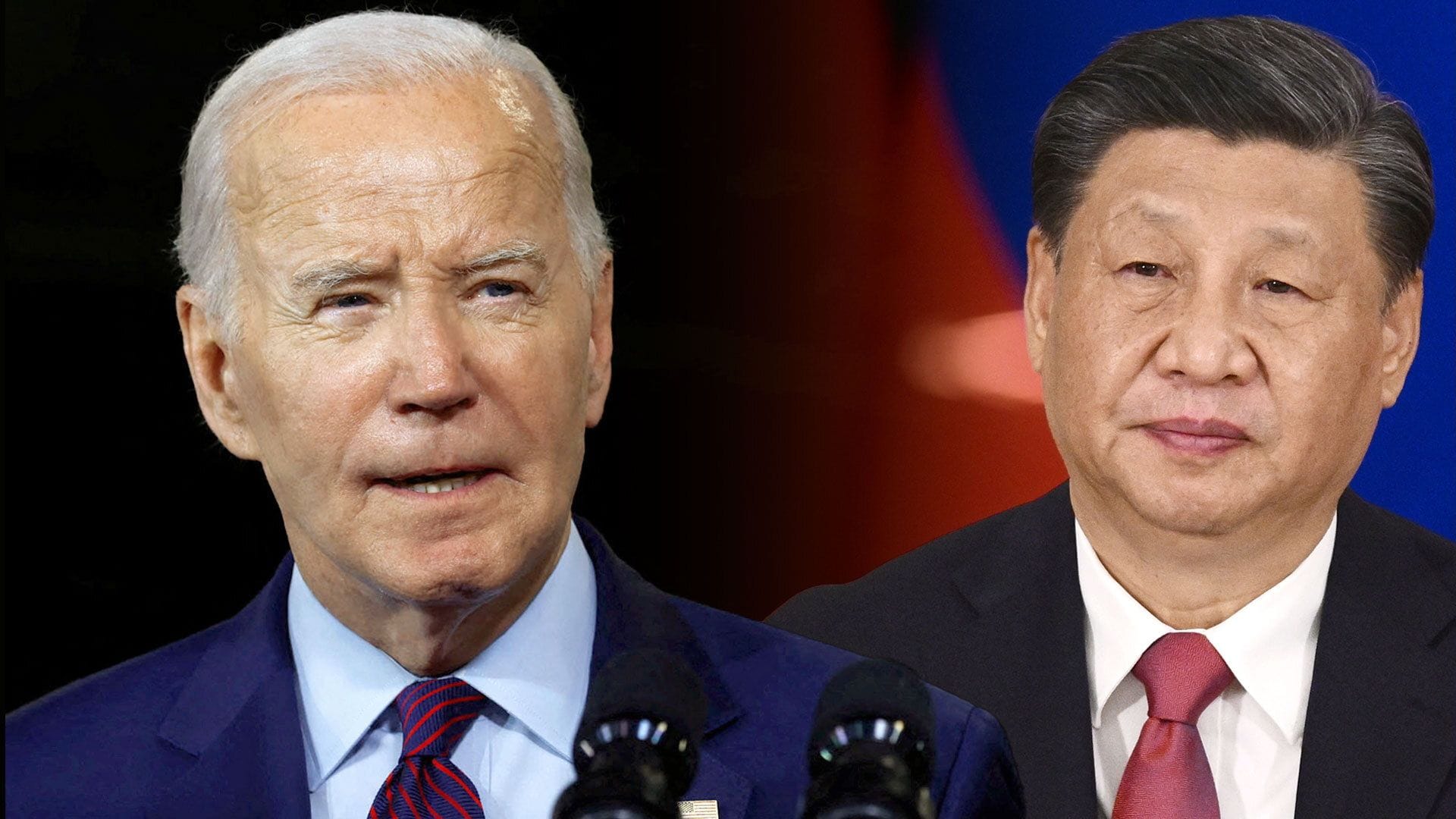 Joe Biden, US-Präsident (l) und Xi Jinping, Präsident Chinas: Peking betrachtet die Unterstützung Taiwans durch die USA als Angriff auf seine inneren Angelegenheiten.