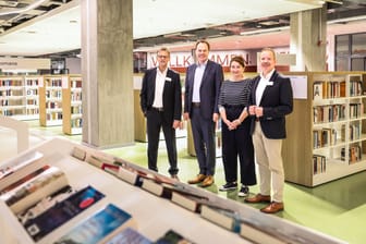 Der mit 20.000 Euro dotierte nationale Bibliothekspreis "Bibliothek des Jahres 2023" geht an die Düsseldorfer Zentralbibliothek im KAP1.