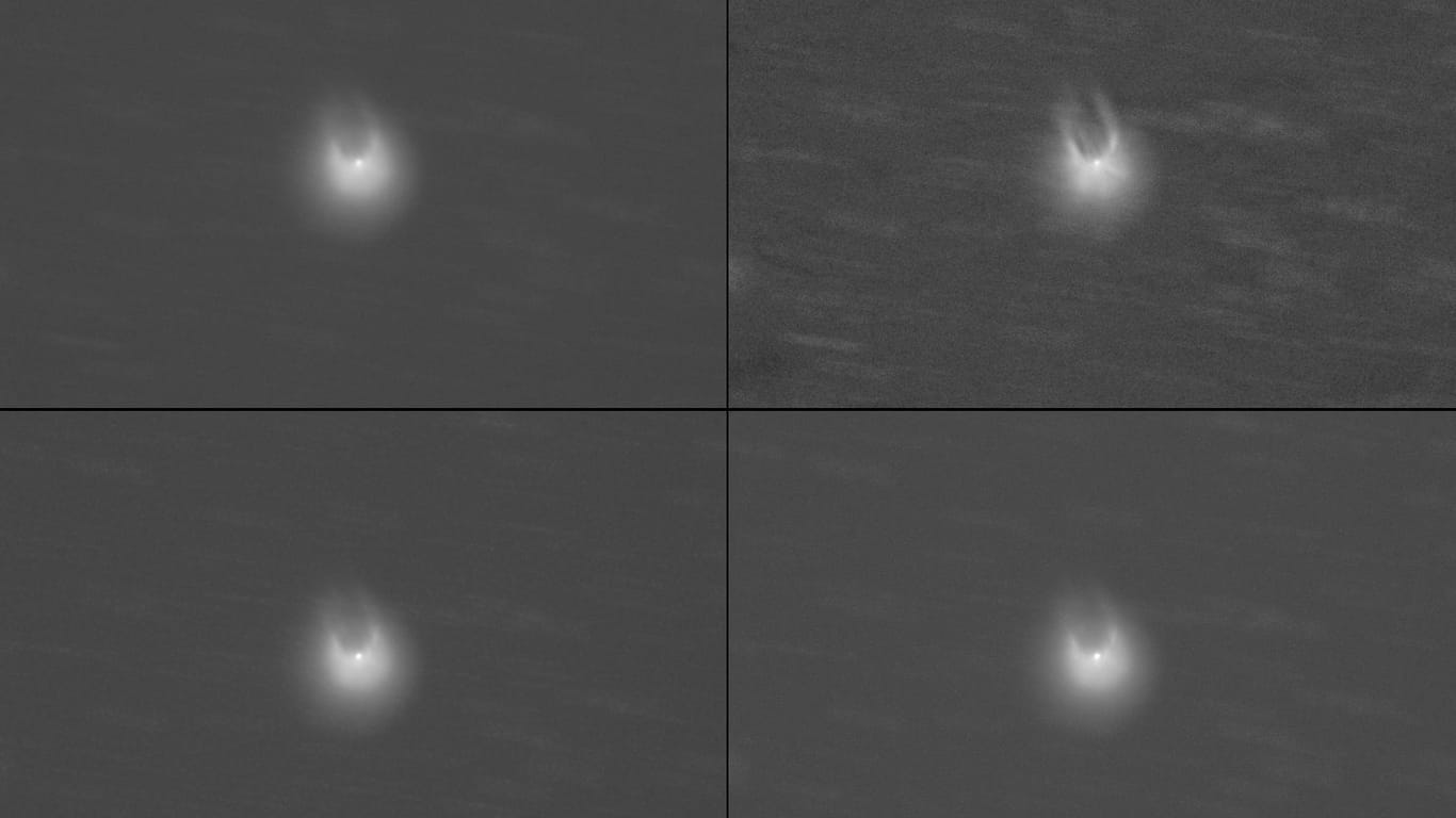 "12P/Pons-Brooks": Der Komet erstrahlt seit dem 20. Juli bis zu 100 Mal heller als vorher.