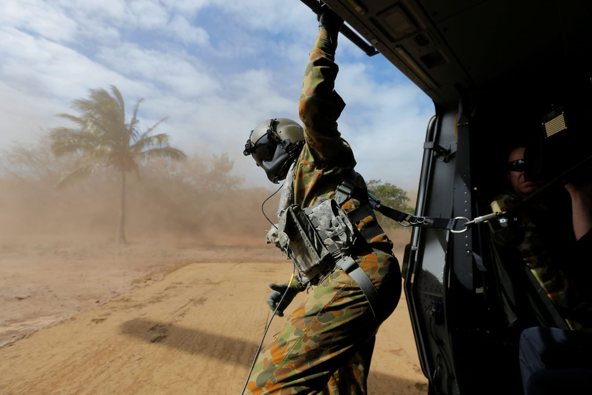 Ein MRH-90-Heliokopter der australischen Armee bei der "Talisman Saber"-Militärübung (Archivbild).