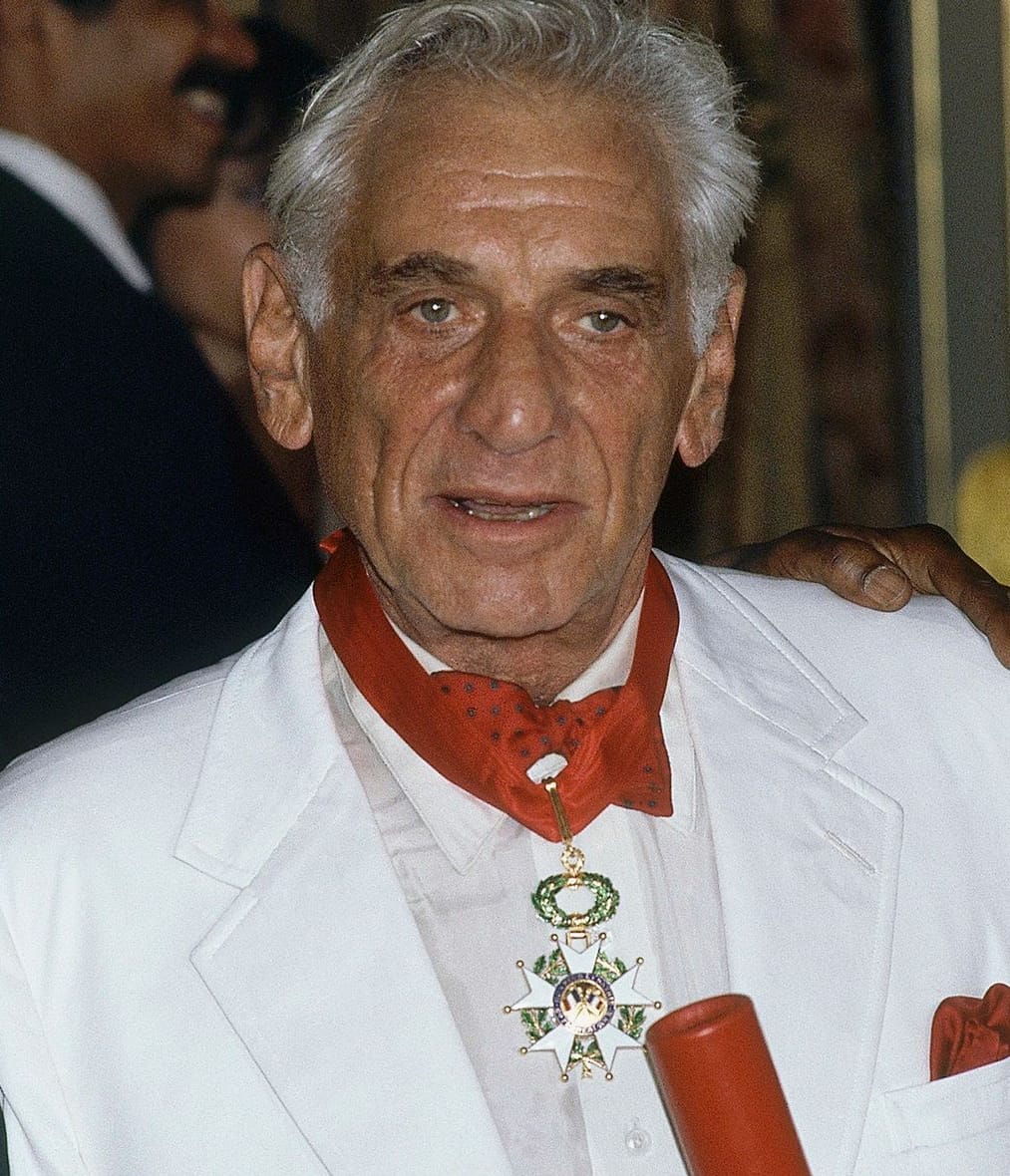 Leonard Bernstein in 1986