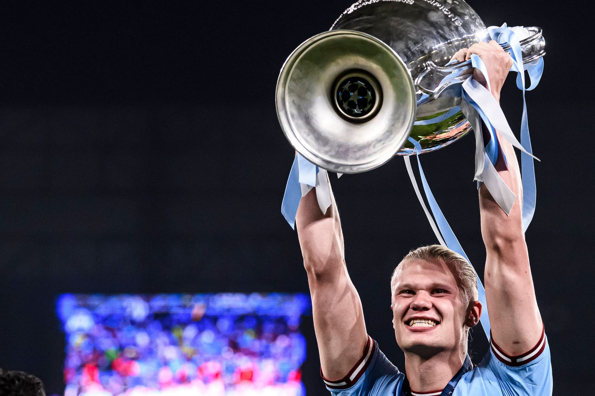 Gewann die Champions League im Juni 2023 mit Manchester City: Ex-BVB-Star Erling Haaland.