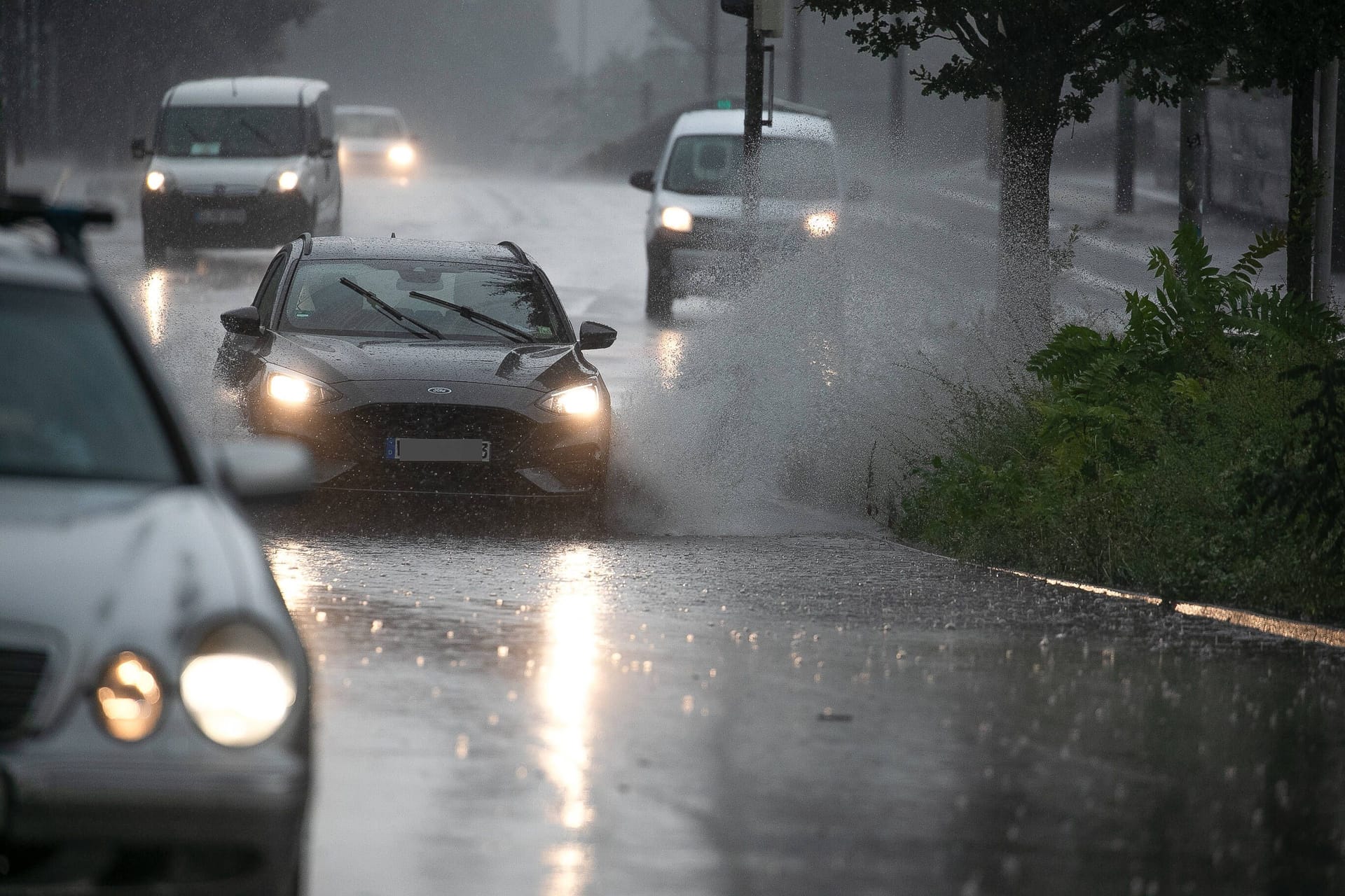 Unwetter in Hannover (Archivbild): Bei Starkregen kann es in manchen Bereichen der Stadt gefährlich werden.