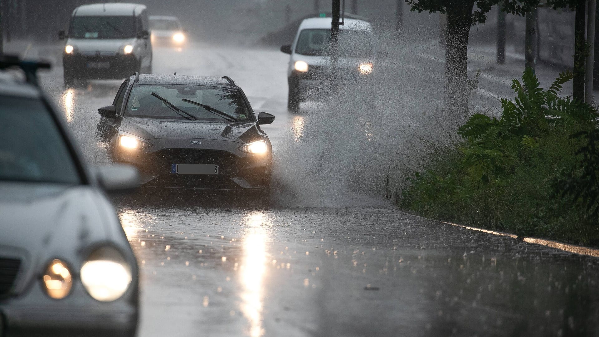 Unwetter in Hannover (Archivbild): Bei Starkregen kann es in manchen Bereichen der Stadt gefährlich werden.