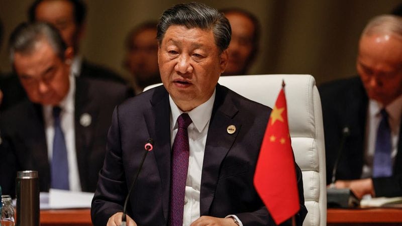 Xi Jinping: Chinas Präsident hat seine Rede auf dem Brics-Gipfel in Südafrika verpasst.