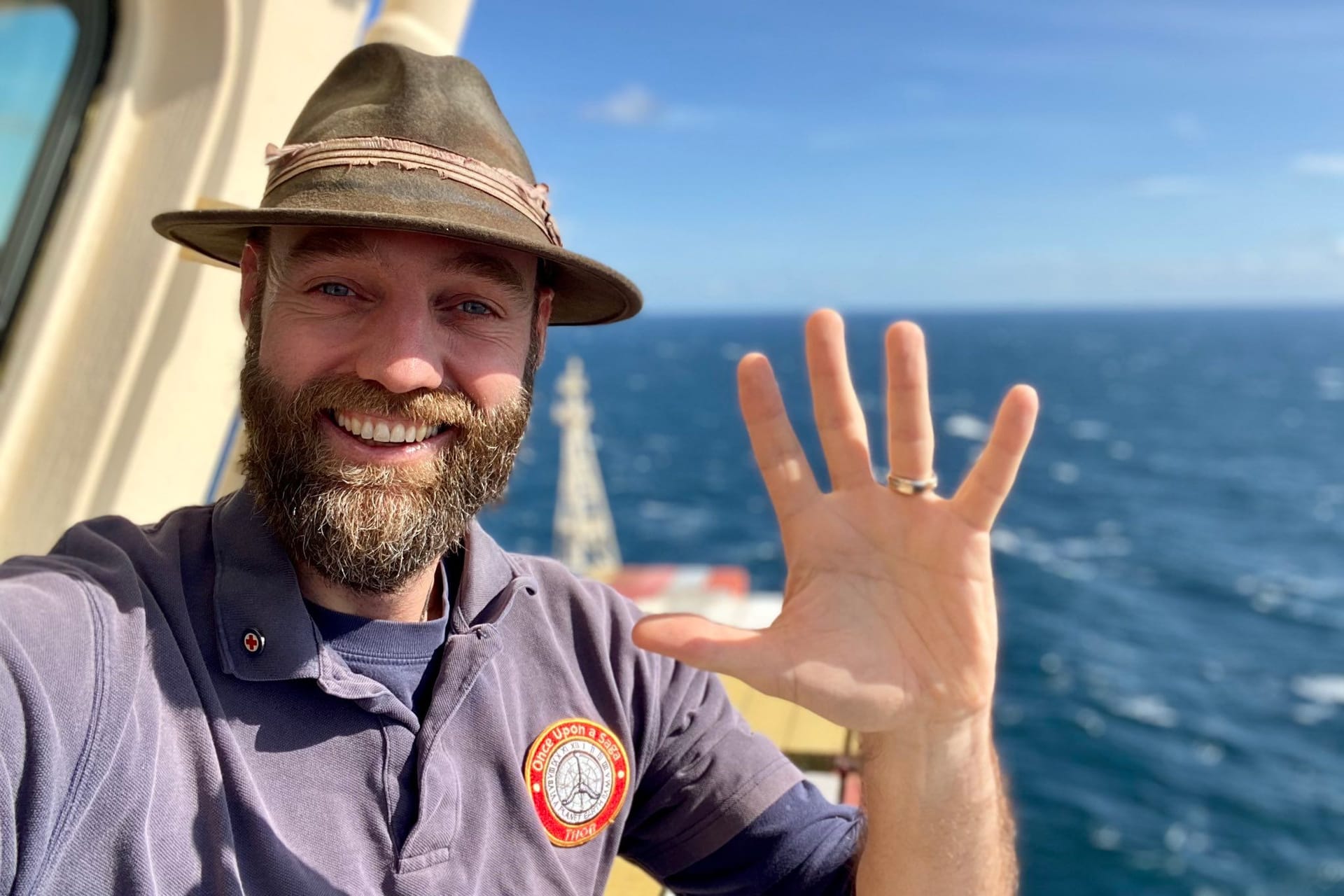 Thor Pedersen auf seiner Weltreise: Insgesamt reiste er auf 379 Containerschiffen.