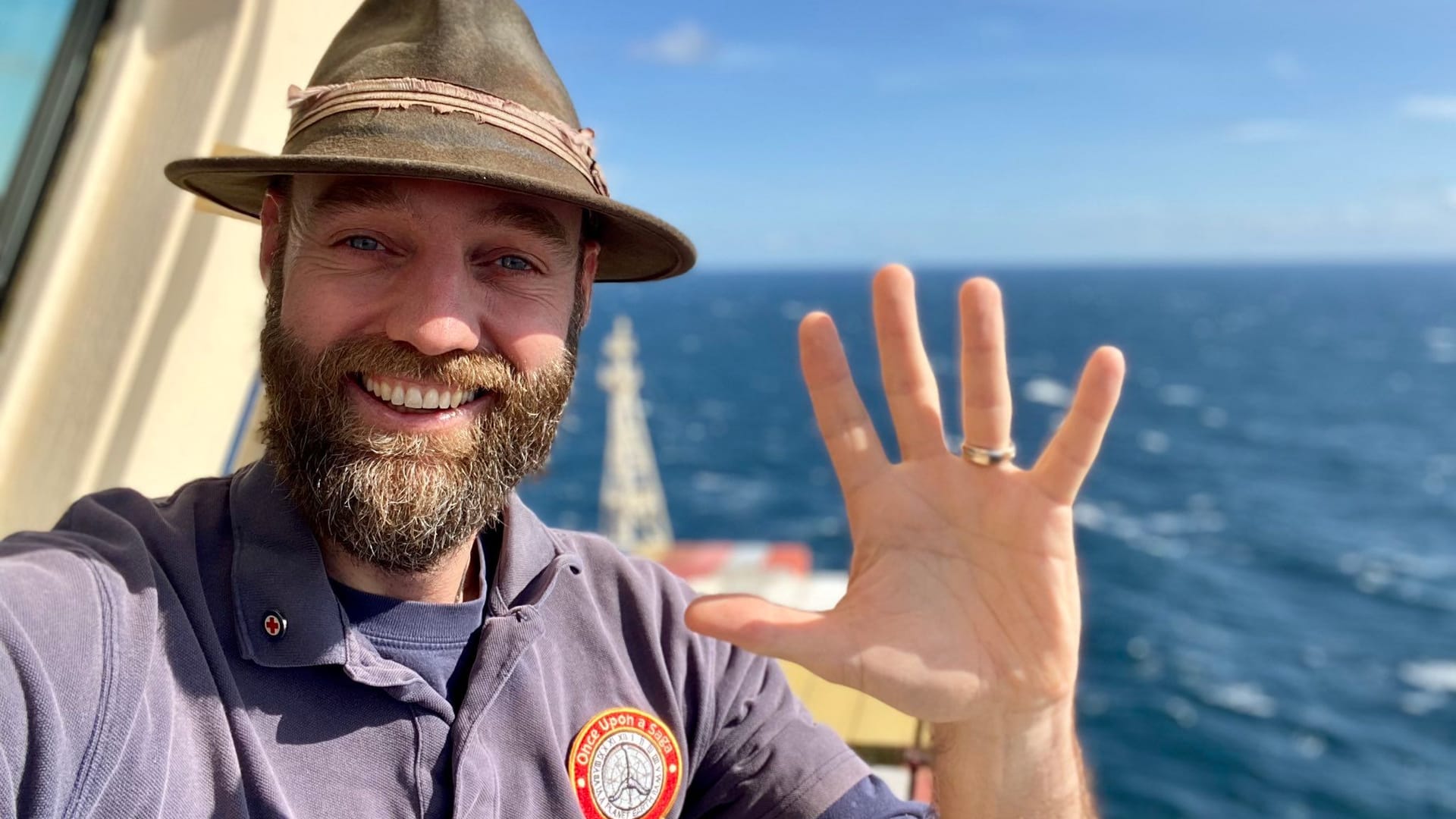 Thor Pedersen auf seiner Weltreise: Insgesamt reiste er auf 379 Containerschiffen.