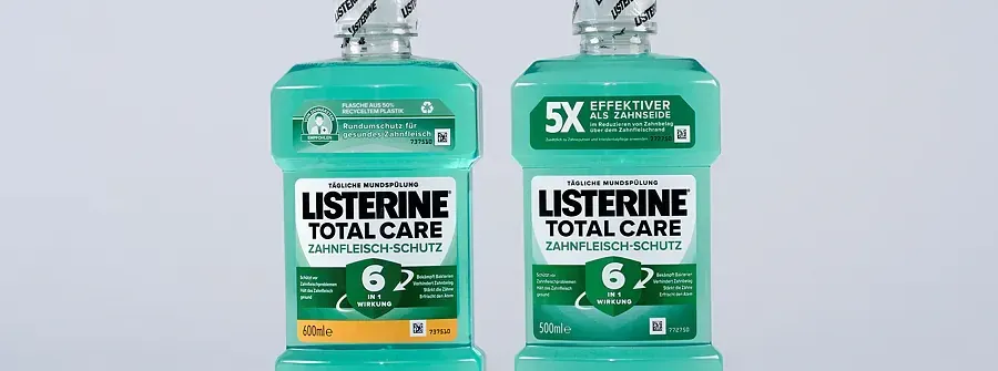 33 Prozent teuer: Listerine gab es für 4,45 Euro je 600 Milliliter, jetzt kosten 500 Milliliter 4,95 Euro.