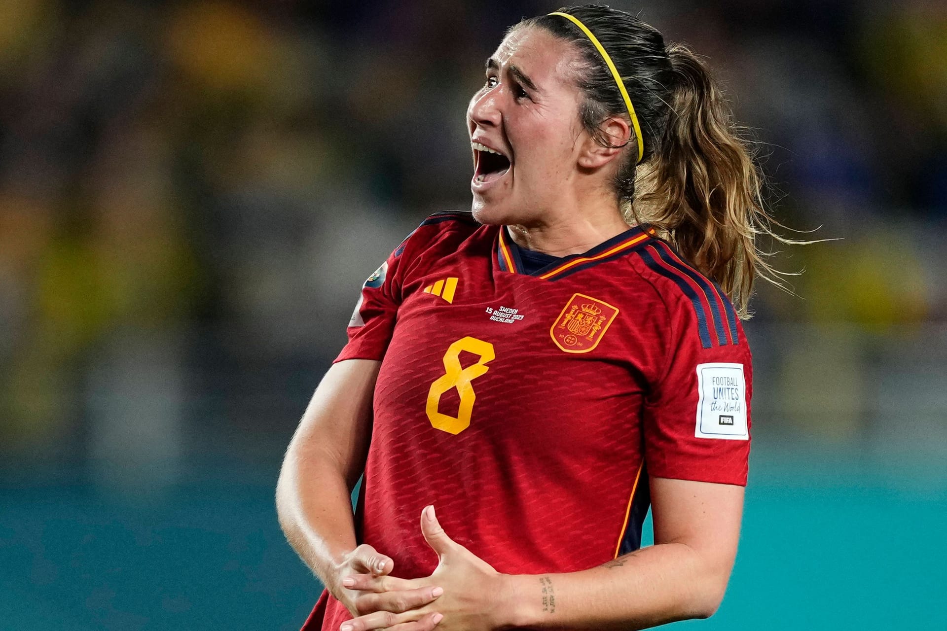 Spaniens Mariona Caldentey: Die Auswahl von "La Roja" steht im Finale.