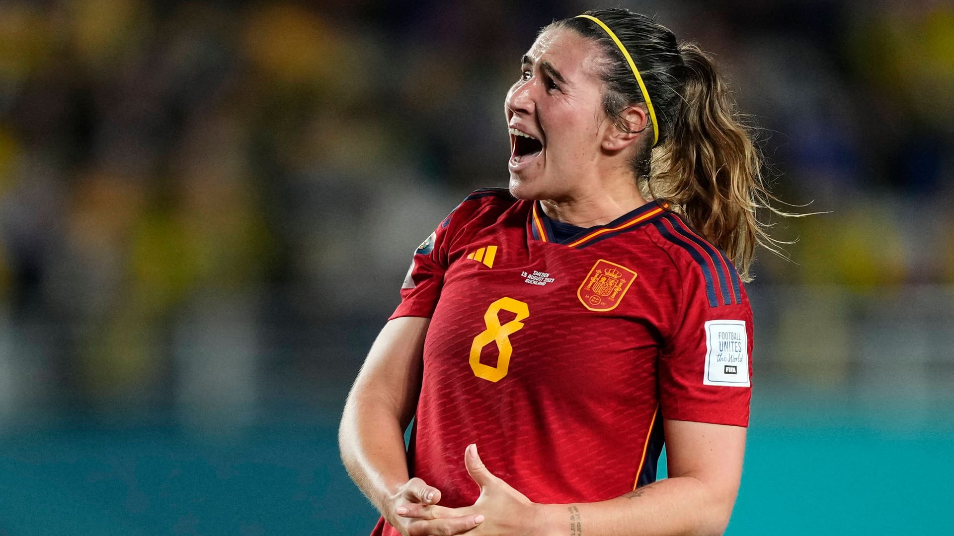 Spaniens Mariona Caldentey: Die Auswahl von "La Roja" steht im Finale.