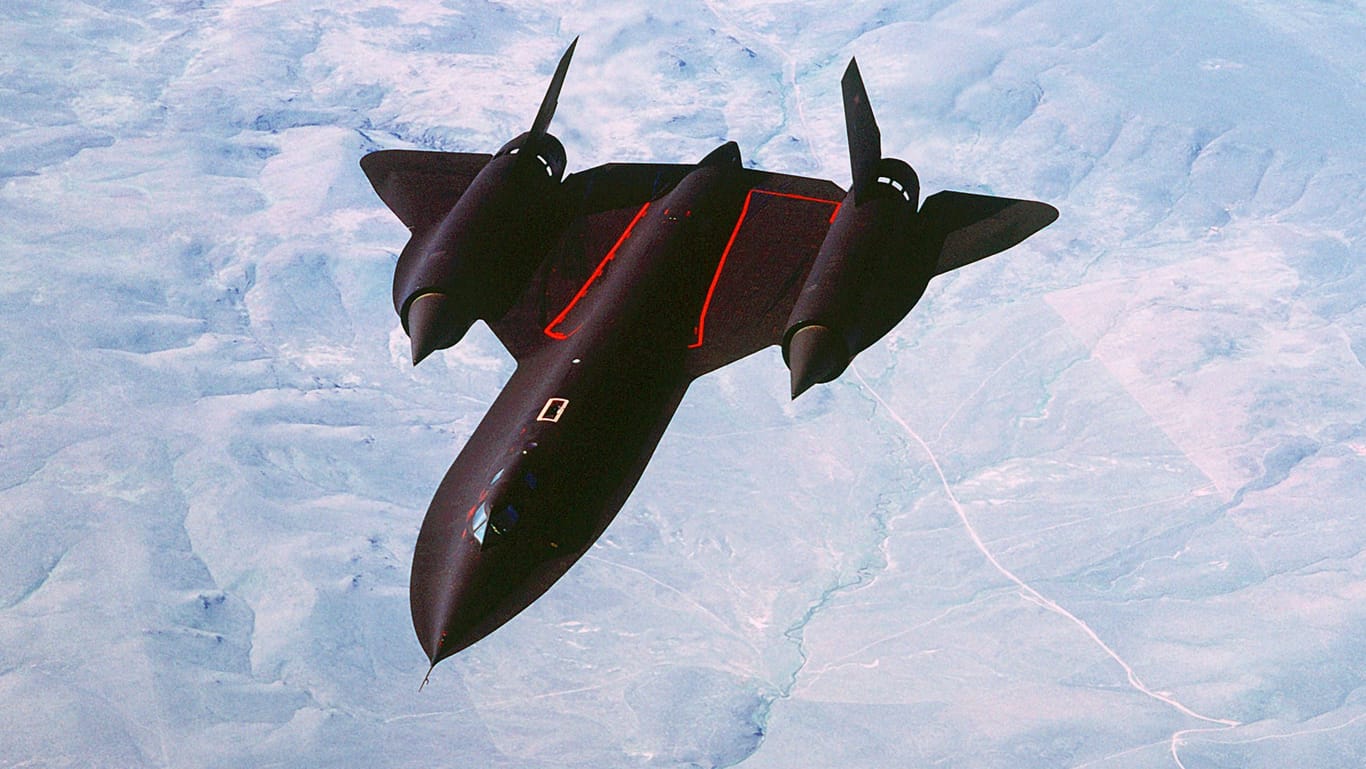 Lockheed SR-71 Blackbird: Noch heute ist das längst ausrangierte Spionageflugzeug der Tempo-Weltrekordhalter.