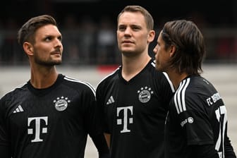 Bayerns Keeperkarussell: Sven Ulreich (l.), Manuel Neuer (M.) und der inzwischen zu Inter Mailand gewechselte Yann Sommer (Archivbild).