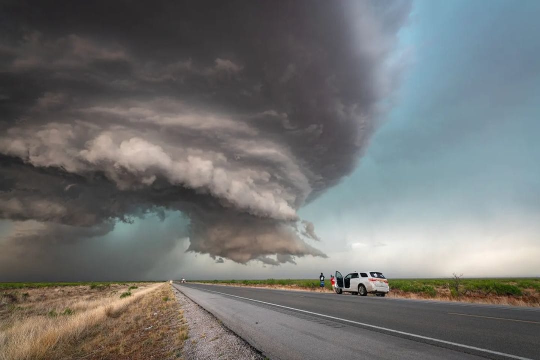 Die Unwetterjäger filmen eine Superzelle in den USA.