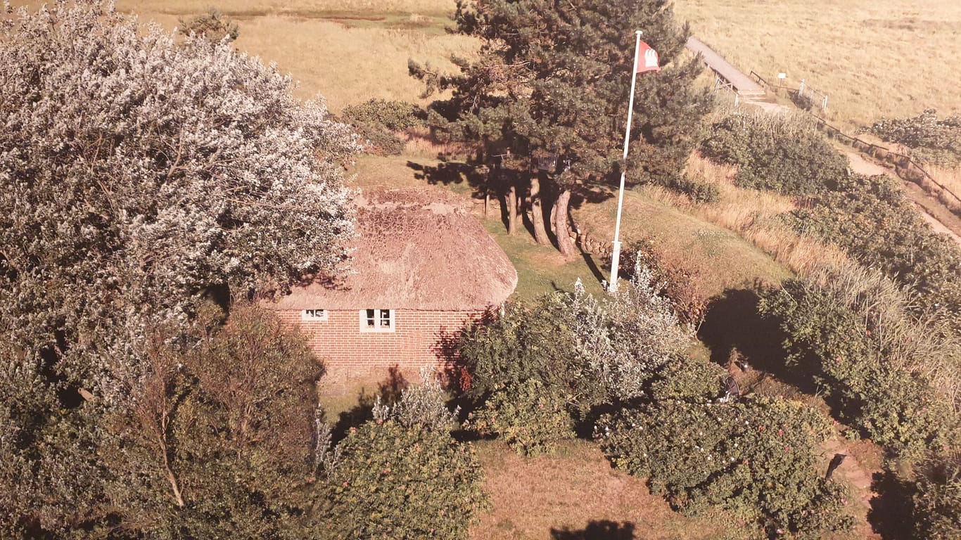 Ansicht von oben: Das "Waterküken" liegt beschaulich mitten in der Natur.