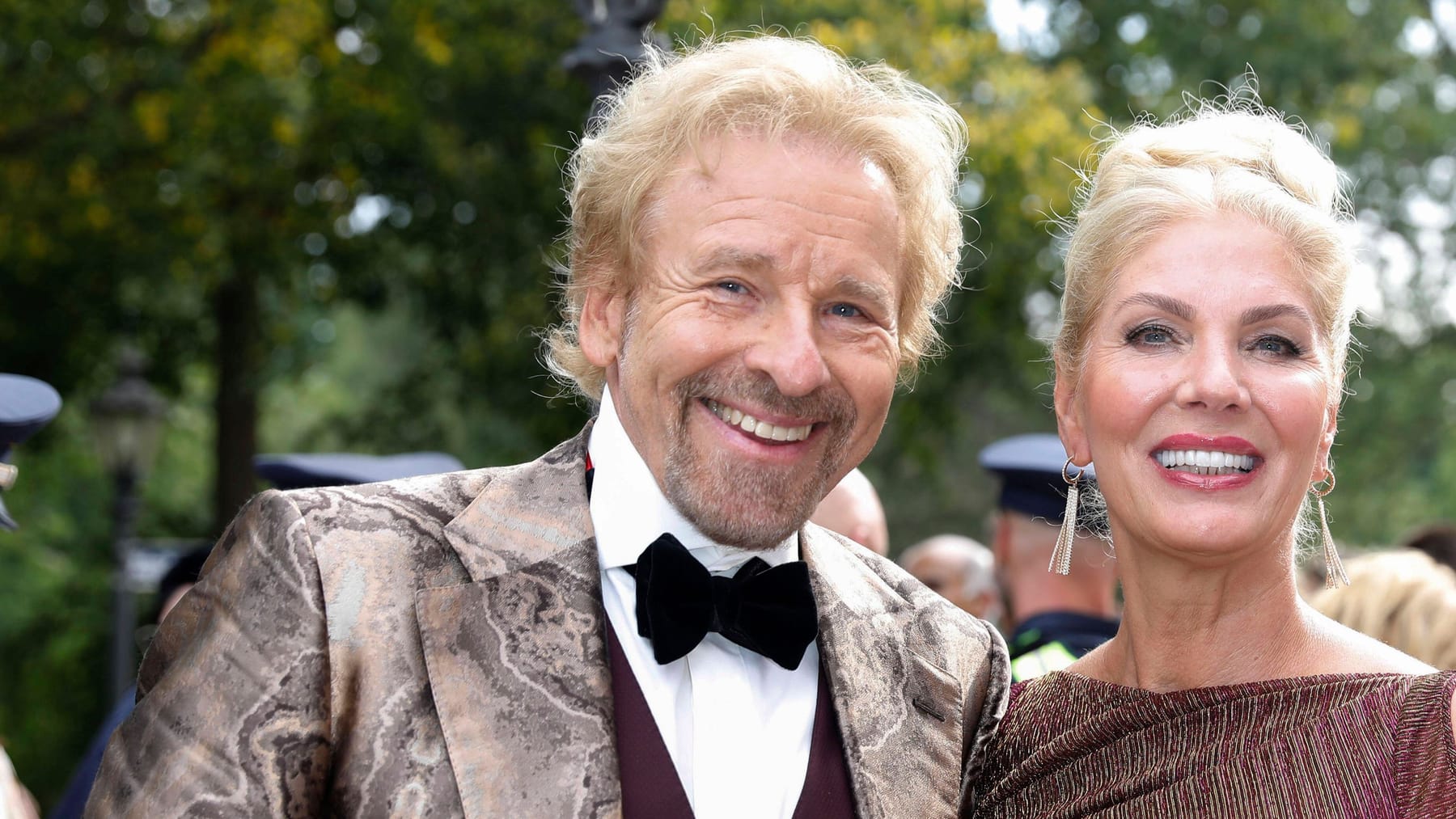 Thomas Gottschalk und seine Freundin PärchenAuftritt im Partnerlook
