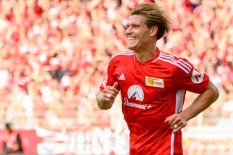Kevin Behrens: Der Torjäger des FC Union erzielte gleich drei Treffer im ersten Spiel der Saison.