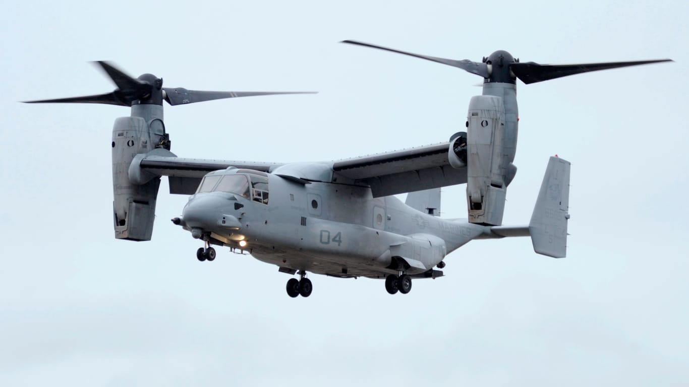 Das Helikopterflugzeug vom Typ Osprey: Bereits der sechste tödliche Unfall seit 2012 (Archivbild).