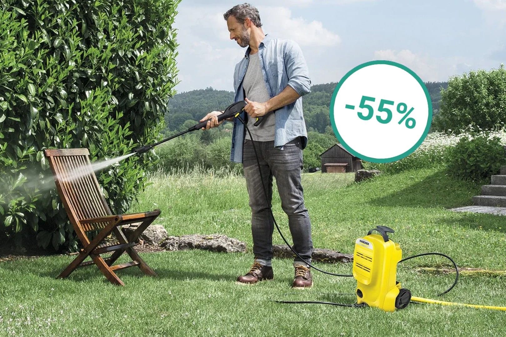 Der Hochdruckreiniger K3 Compact Home von Kärcher ist im Summer Sale von Lidl zum Rekord-Tiefpreis erhältlich.