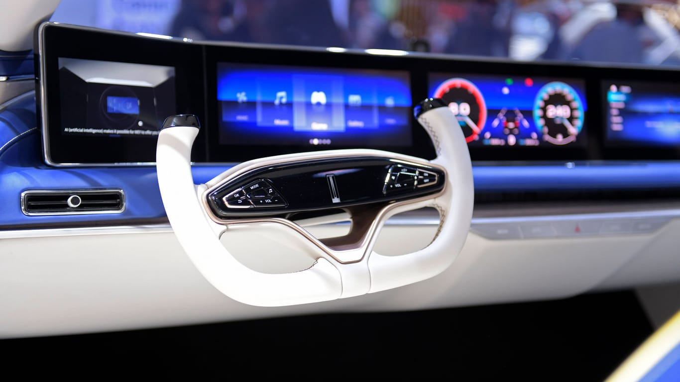 So könnte es bald in E-Autos innen aussehen wie bei WEY, einer Marke des chinesischen Automobilherstellers "Great Wall Motors"