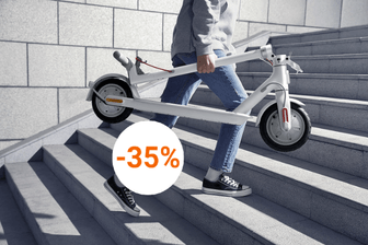 Sichern Sie sich jetzt einen E-Scooter von Xiaomi mit viel Power zum Rekord-Tiefpreis.