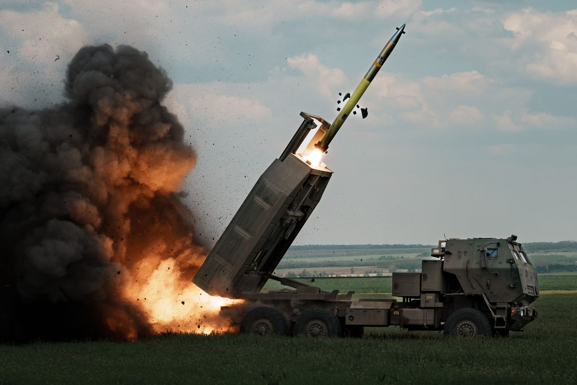 Ukrainischer Himars-Raketenwerfer bei Donezk: Der Westen erwartete von der Ukraine Erfolge.