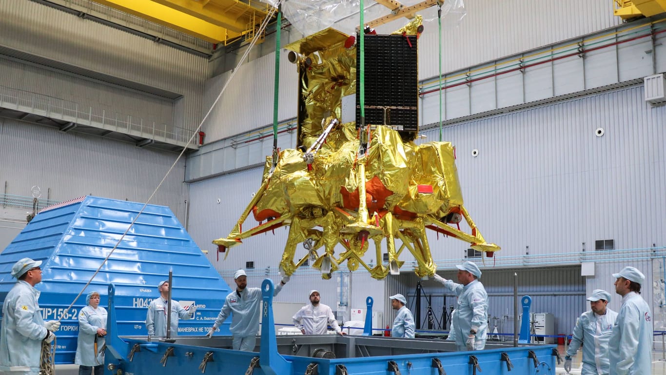 Luna-25 sollte neue Landungstechnologien testen und den Südpol des Mondes erkunden.