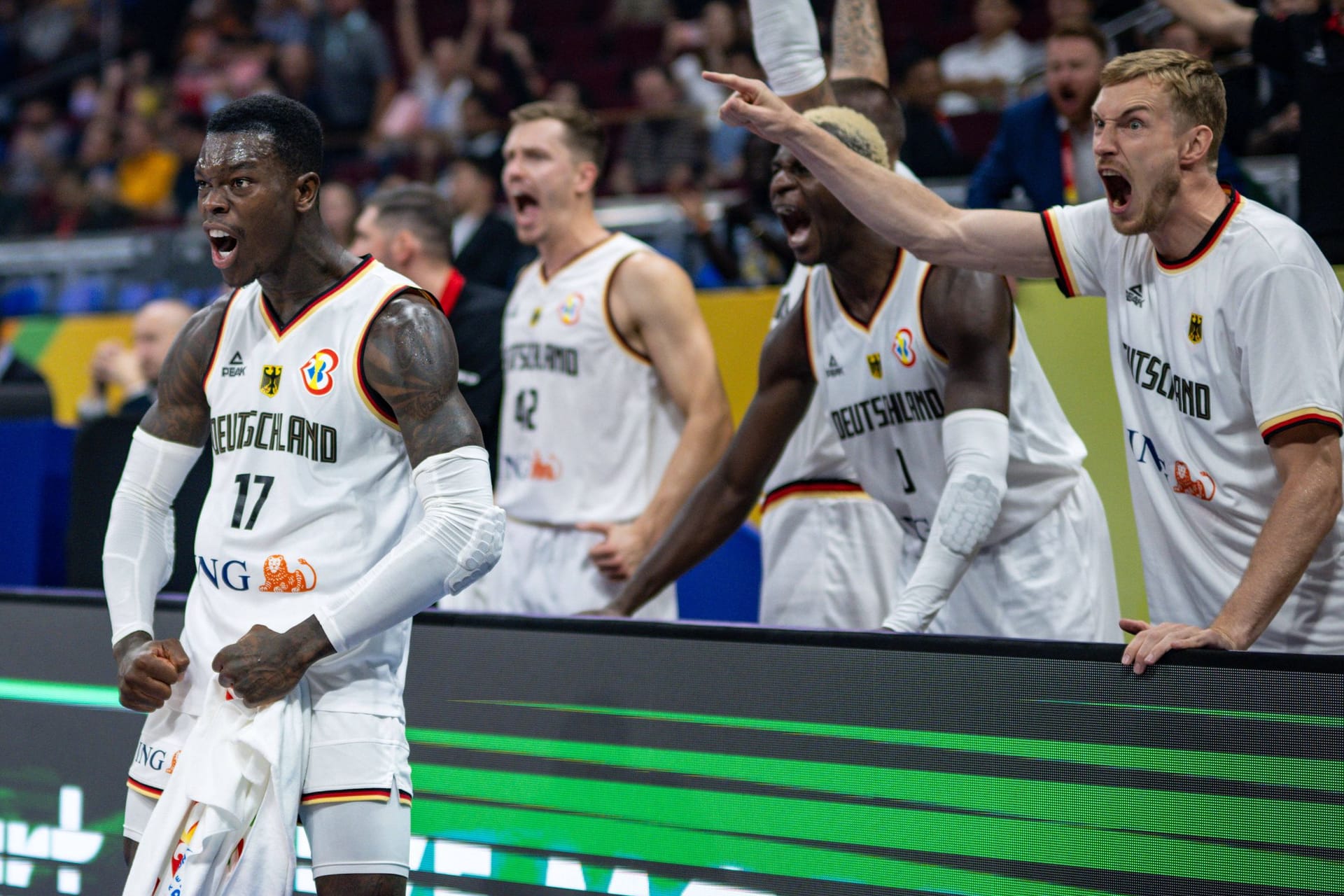 Deutschland jubelt: Die Basketballer stehen im WM-Halbfinale.