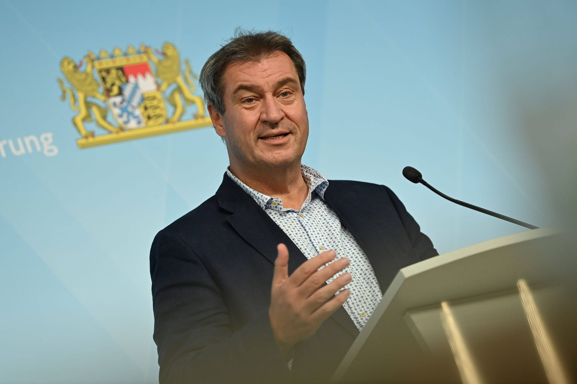 Bayerns Ministerpräsident Markus Söder und seine CSU hängen im Stimmungstief fest.