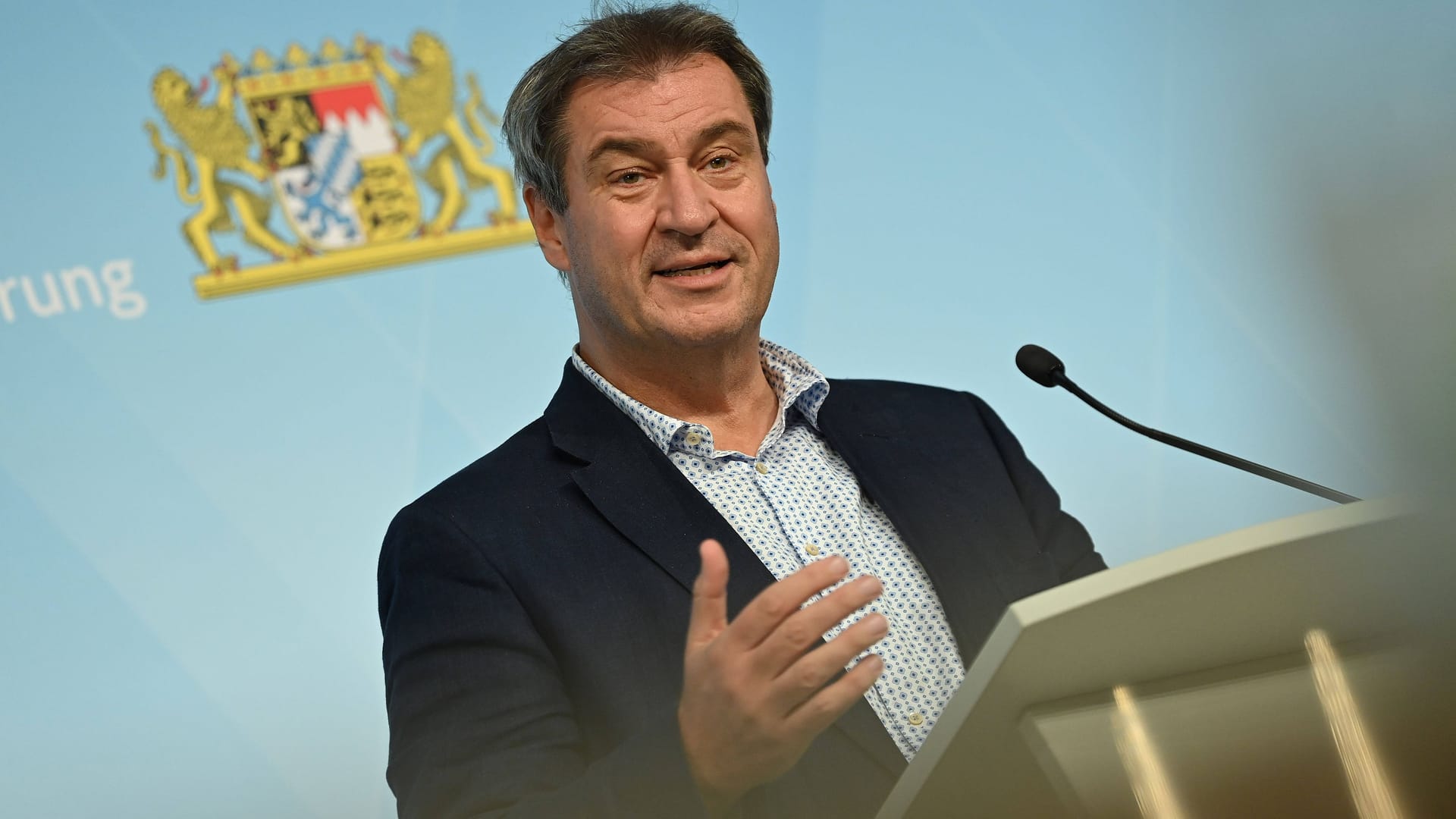 Bayerns Ministerpräsident Markus Söder und seine CSU hängen im Stimmungstief fest.