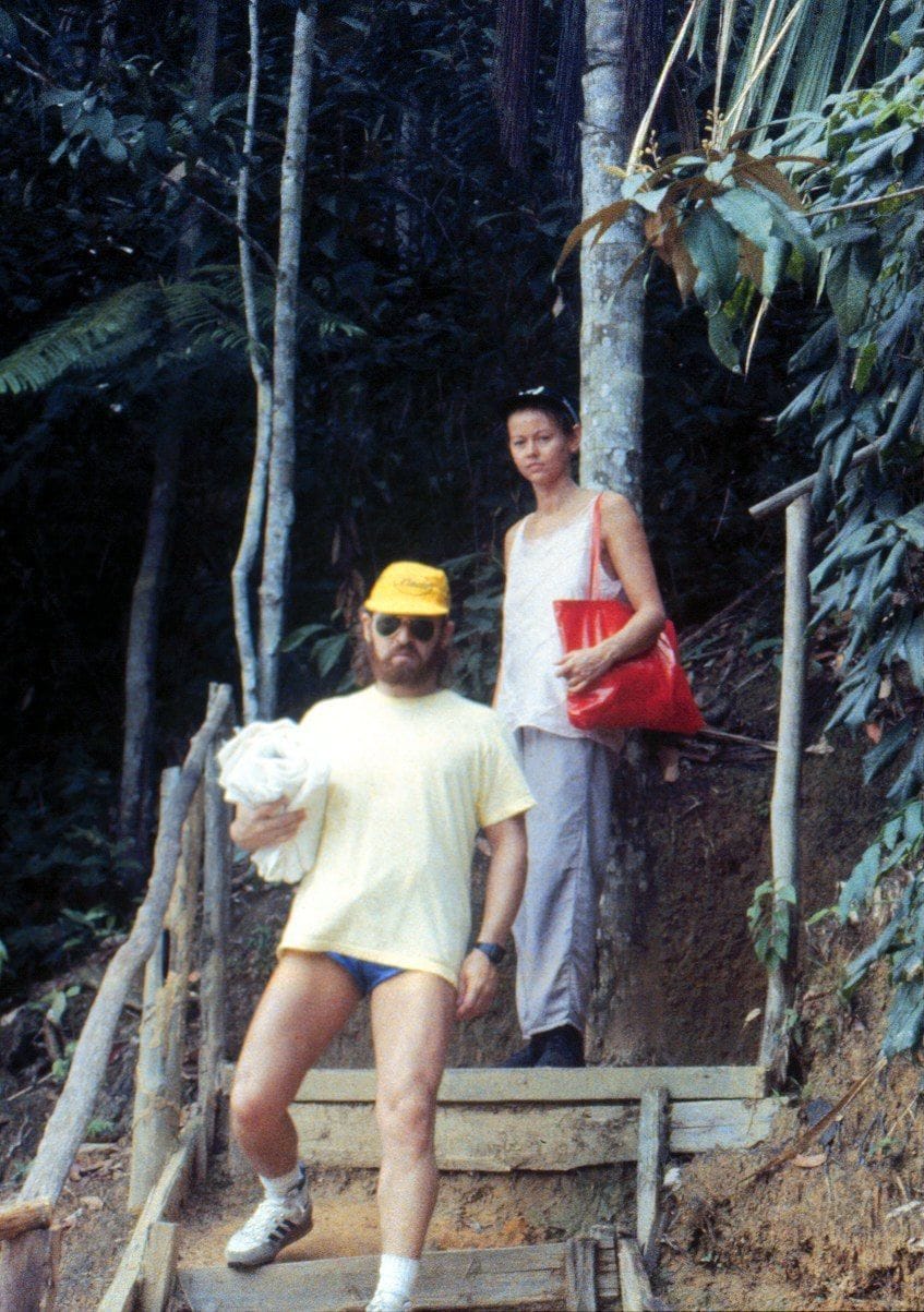 Peter Maffay und Chris Heinze im Urlaub in Brasilien: Die beiden heirateten 1981.