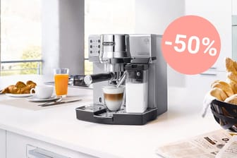 Nur heute bei Lidl: Der Discounter reduziert eine Siebträgermaschine von De'Longhi um starke 50 Prozent!