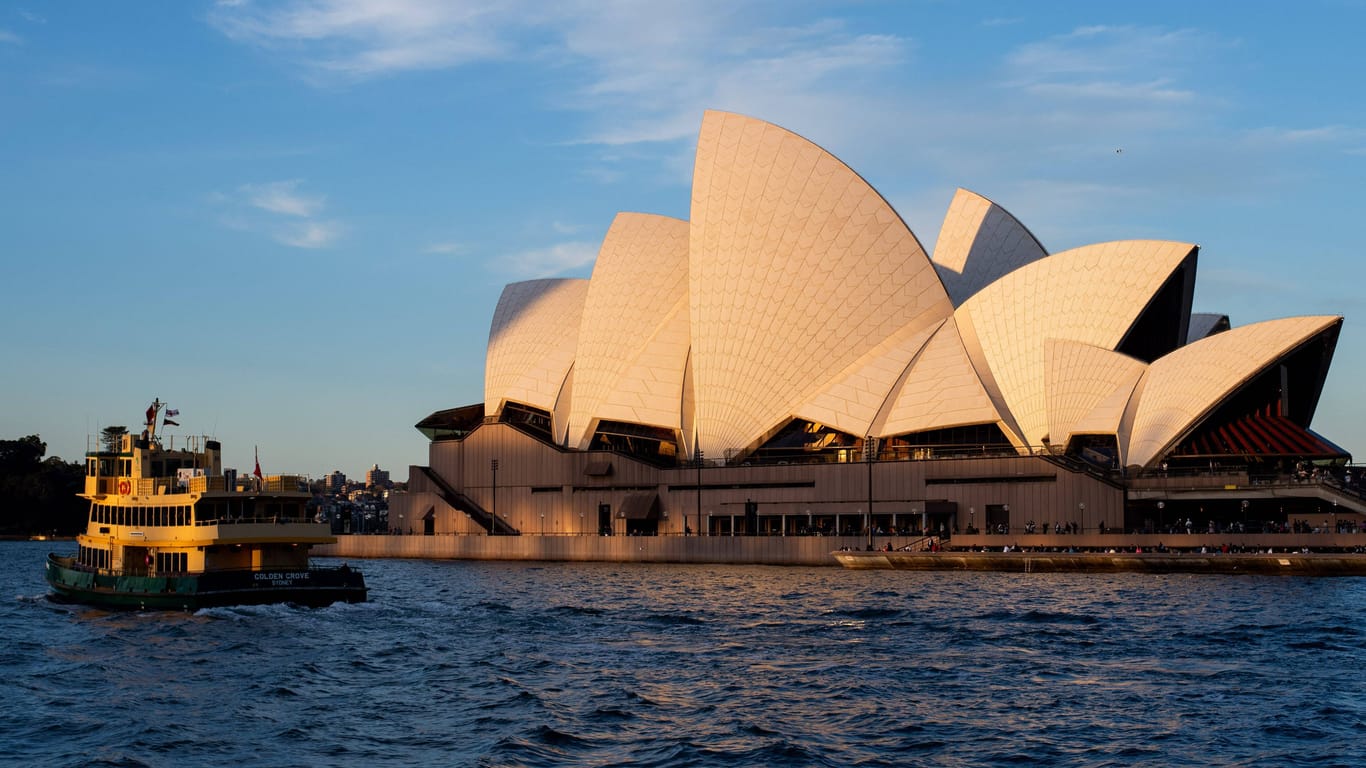 Das Wahrzeichen der australischen Hauptstadt Sydney, das Opernhaus am Hafen: Der jüngste Winter war der wärmste, den das Land seit mehr als 100 Jahren erlebt hat.