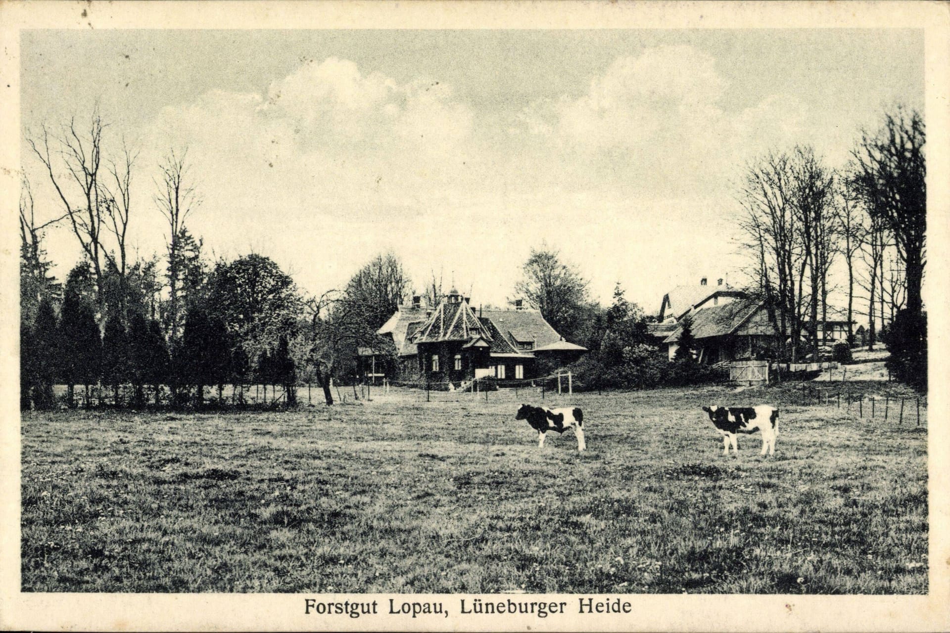 Das Dorf Lopau vor langer Zeit: Mittlerweile lebt dort niemand mehr.