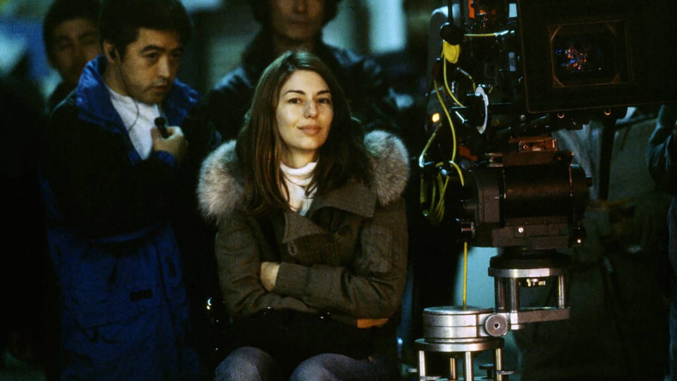Sofia Coppola am Set von "Lost in Translation".