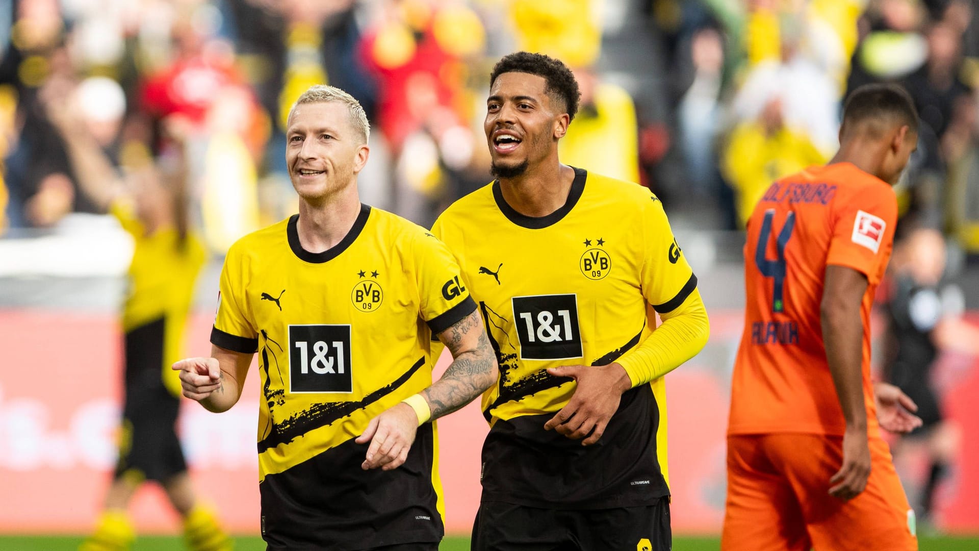 Entscheidender Treffer: Marco Reus brachte den BVB in Führung. Entscheidender Treffer: Marco Reus brachte den BVB in Führung.