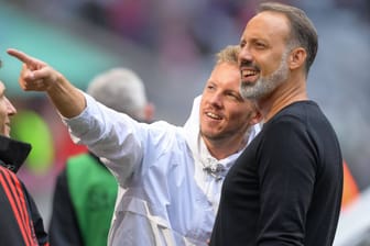 Julian Nagelsmann (links) mit Pellegrino Matarazzo: In Hoffenheim arbeiteten sie zusammen.