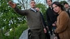 Kiew: Bürgermeister Vitali Klitschko (l.) mit der deutschen Außenministerin Annalena Baerbock (r.) und ihrem niederländischen Pendant Wopke Hoekstra (M.) beim Sightseeing im Mai 2022.