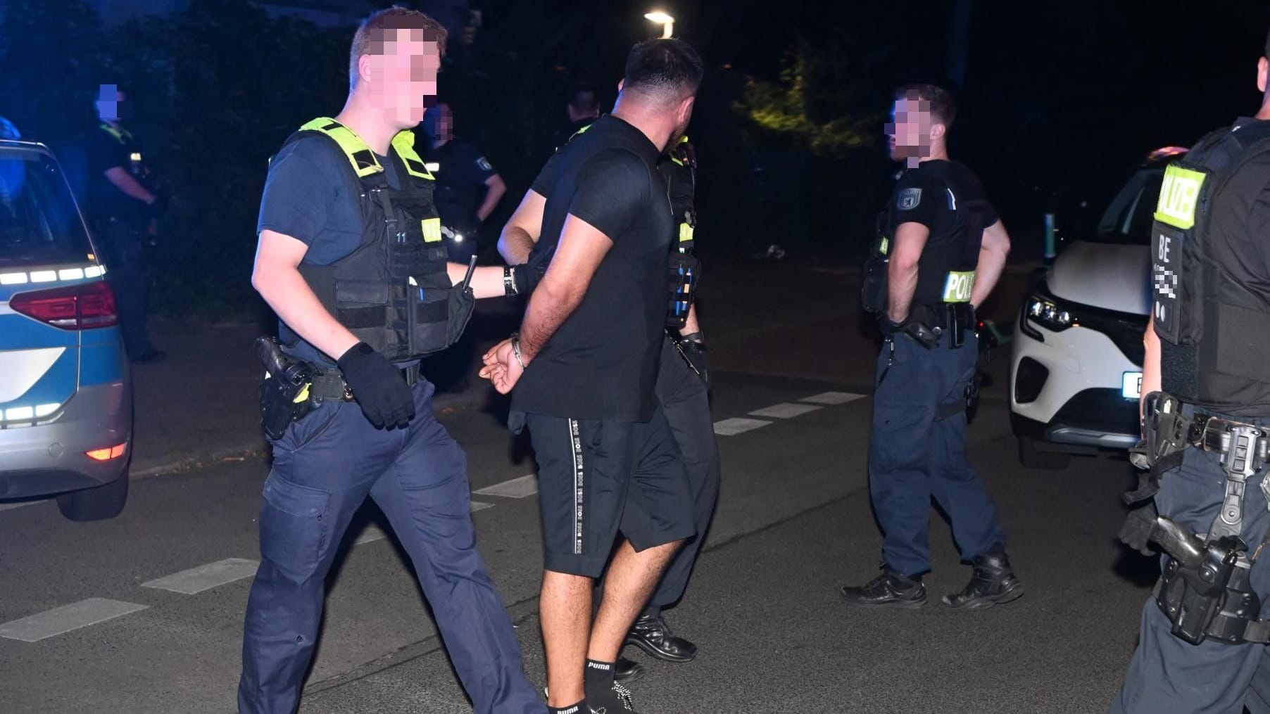 Festnahme nach einer Schlägerei zwischen Berliner Großfamilien