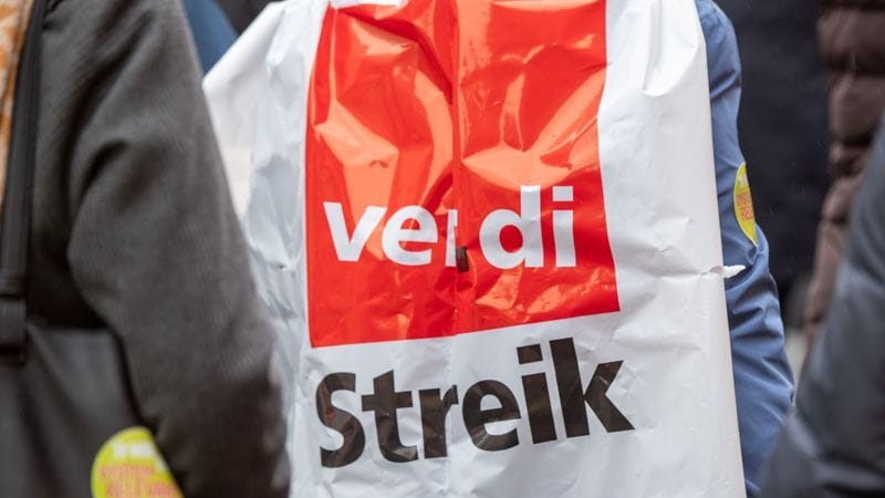 Bild von einem Verdi-Streik