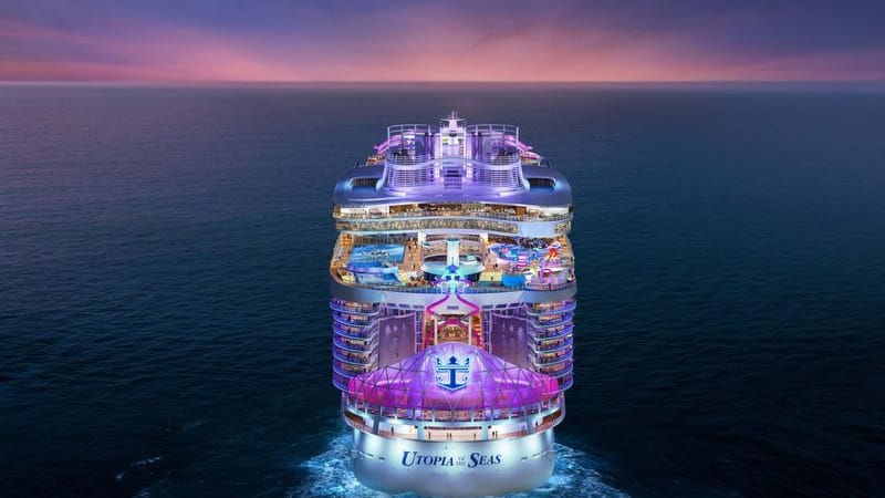 Die "Utopia of the Seas": Das Schiff wird von Port Canaveral in Florida aus zu kurzen Karibik-Kreuzfahrten starten.