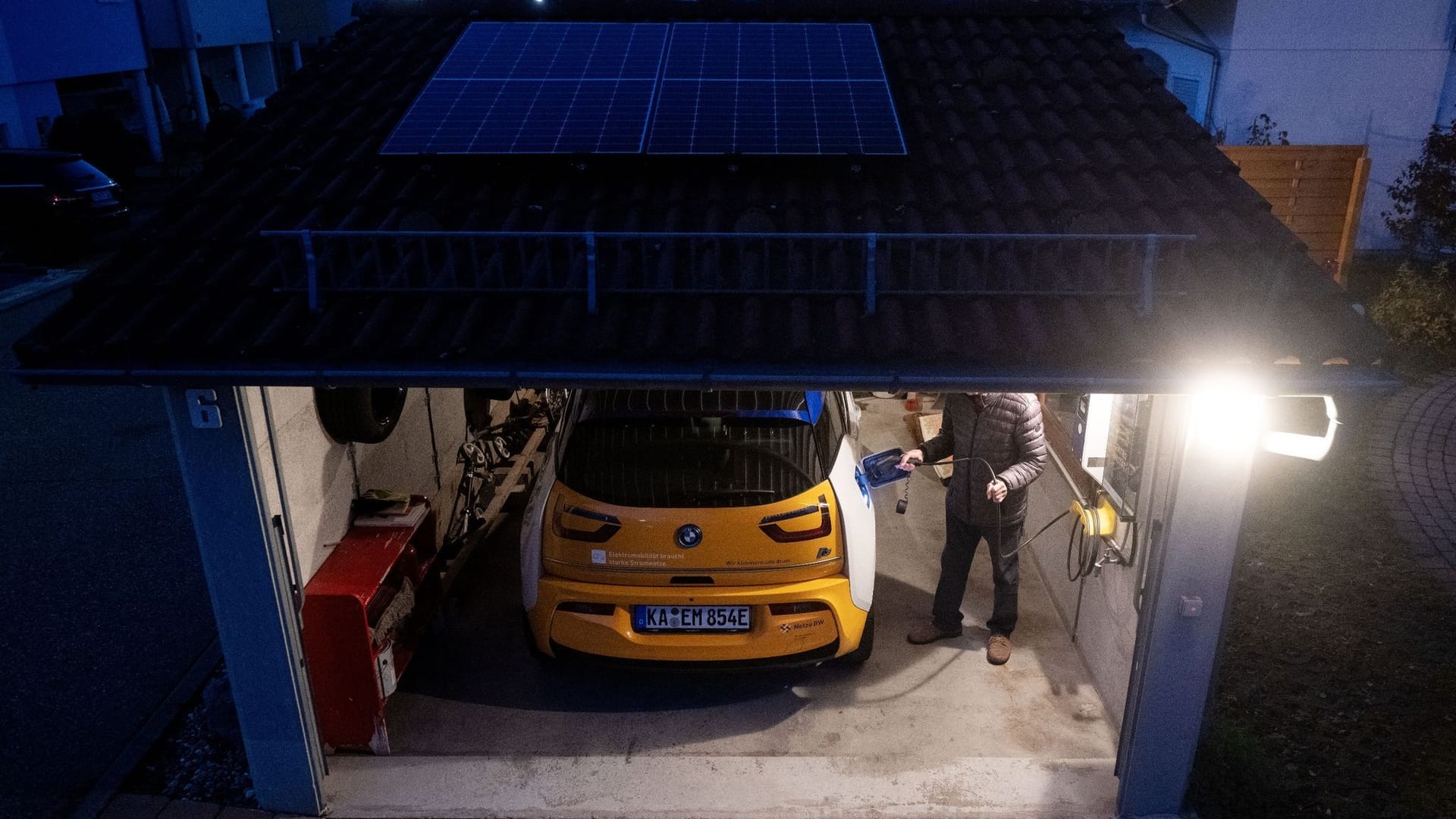 Solarstrom für Elektroautos