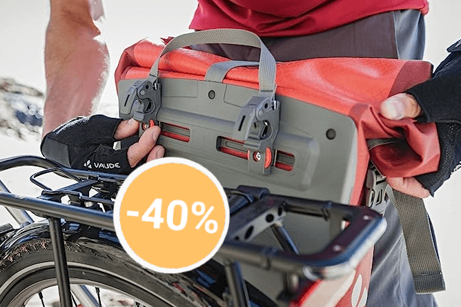 Amazon bietet die Fahrradtasche Aqua Back Plus von Vaude heute im Doppelpack zum Rekord-Tiefpreis an.