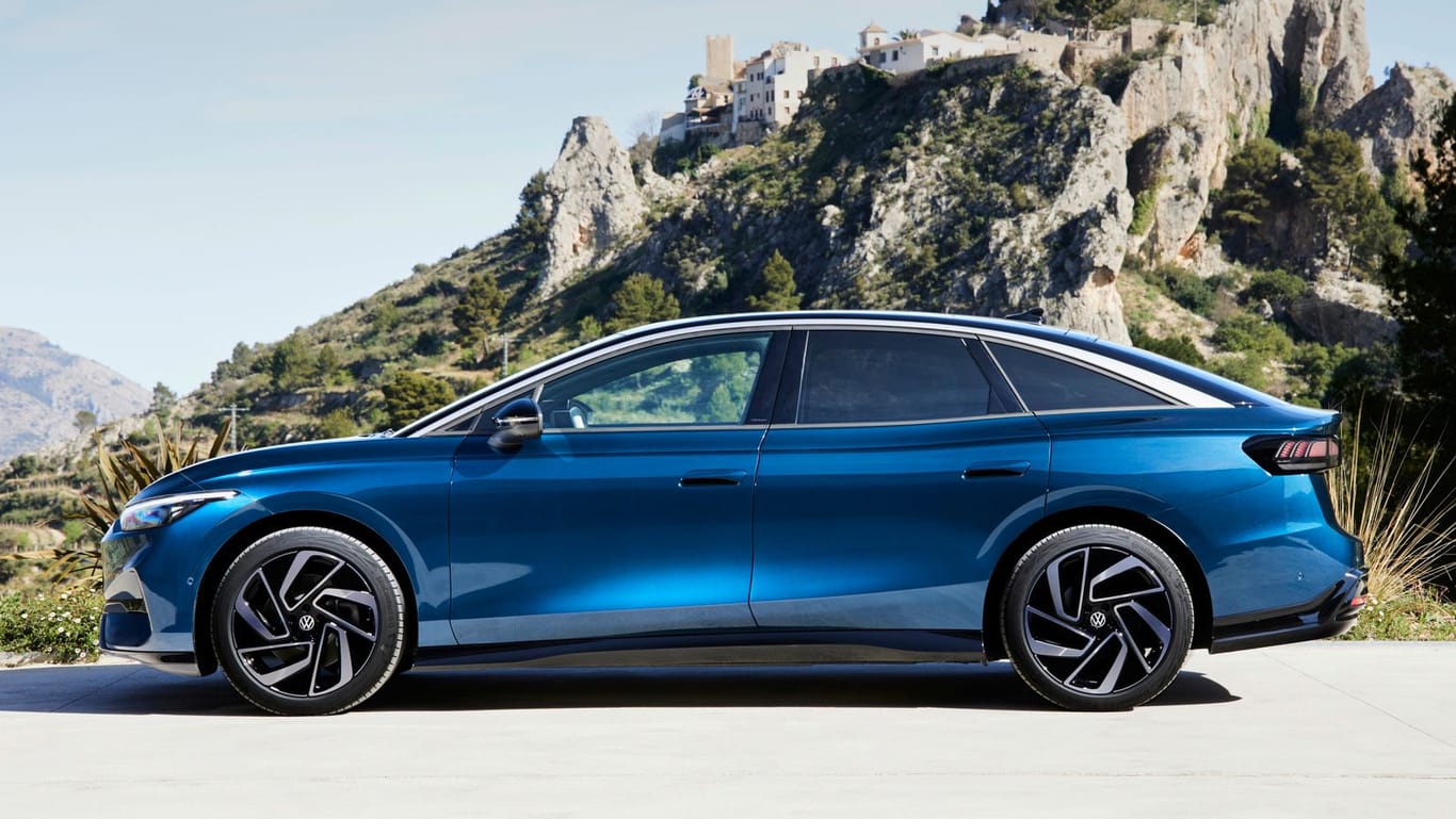 VW ID.7: Das vorläufige Topmodell kommt im November auf den Markt.