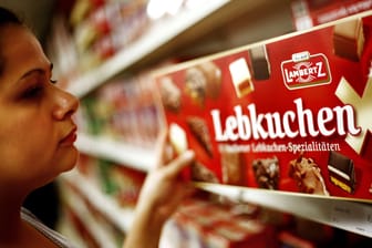 Lebkuchen von Lambertz im Supermarkt: Die Preise sind dieses Jahr gestiegen.